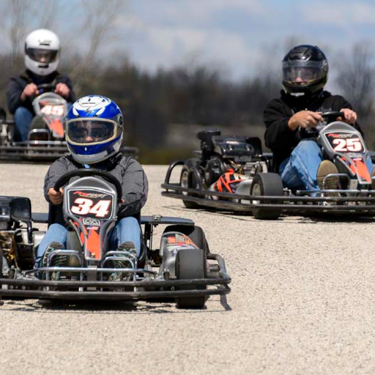 KARTING AT ROAD AMERICA